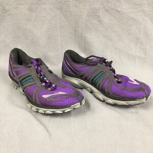 Brooks PureCadence Womens Purple Grey Running Shoes‎ Sneakers Size 6.5